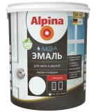 Alpina Aqua Эмаль акриловая для окон и дверей для внутренних и наружных работ
