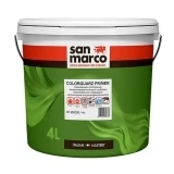 San Marco Color Quarz Primer Грунт укрывающий микронизированный глубокого проникновения с кварцевым наполнителем для внутренних и внешних работ