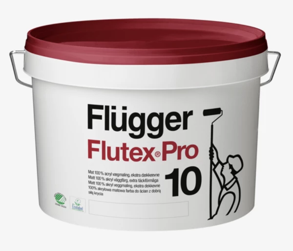 Fluger Flutex Pro 10 Краска для стен и потолков с повышенной кроющей способностью