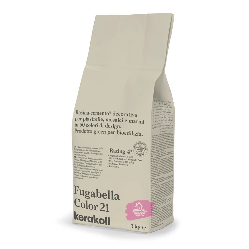 Kerakoll Fugabella Color / Кераколл Фугабелла Колор затирка для керамической плитки, мозаики и мрамора сверхгладкая