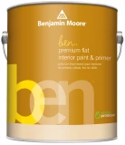 Benjamin Moore Ben W625 Waterborne Interior Paint Flat / Бенжамин Моор Бен краска самогрунтующуяся на водной основе, глубоко матовая