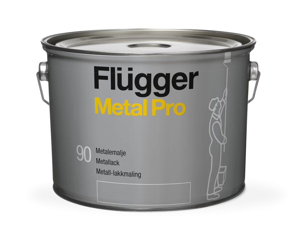 Fluger Metal Pro Эмаль по металлу быстро сохнущая алкидная, глянцевая