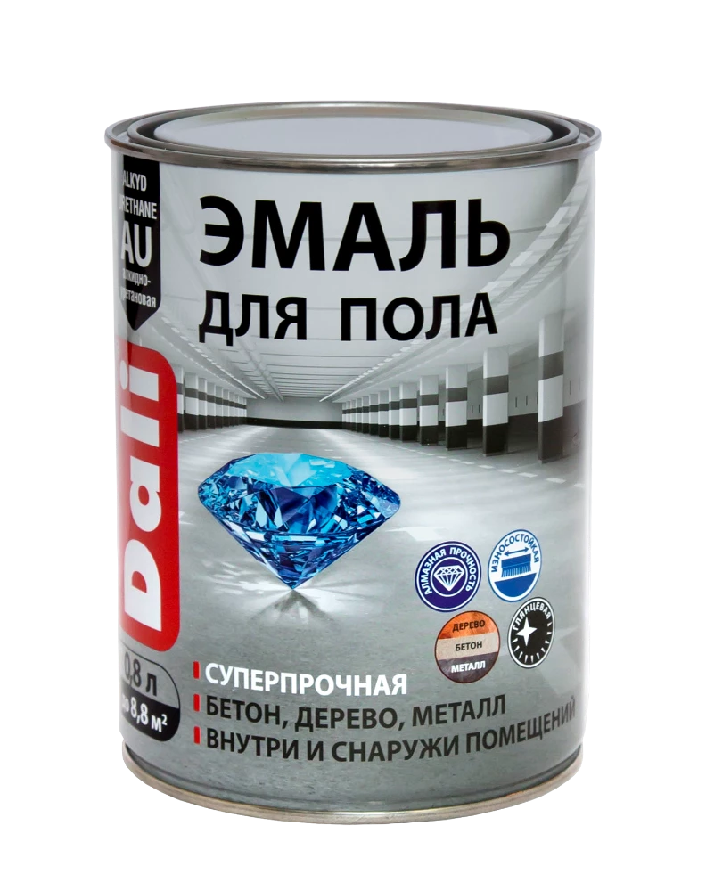 Рогнеда Dali Эмаль для пола алкидно-уретановая моющаяся