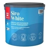 Tikkurila Siro White Краска для потолка антибликовая глубокоматовая