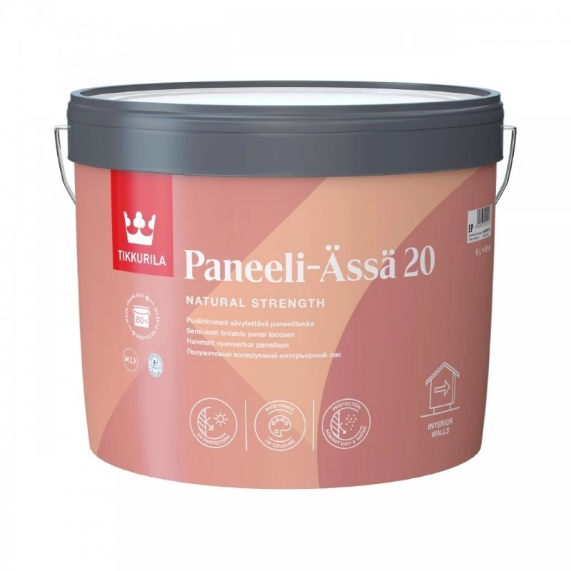 Tikkurila Paneeli Assa 20 Лак для стен акриловый полуматовый