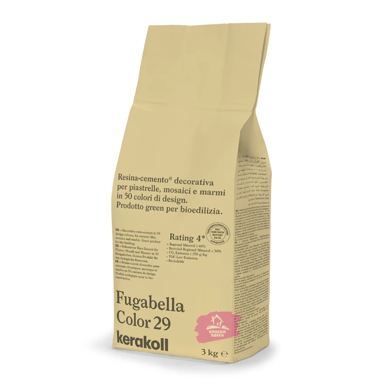 Kerakoll Fugabella Color / Кераколл Фугабелла Колор затирка для керамической плитки, мозаики и мрамора сверхгладкая