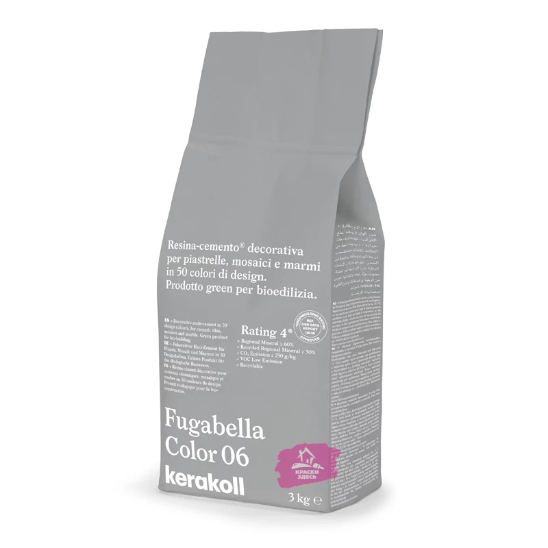 Kerakoll Fugabella Color / Кераколл Фугабелла Колор затирка для керамической плитки, мозаики и мрамора сверхгладкая
