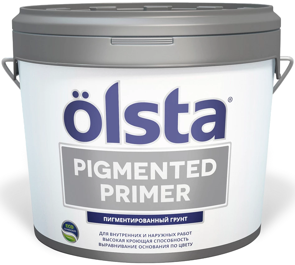 Olsta Pigmented Primer Грунт укрывающий под колеровку для внутренних и наружных работ