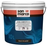 San Marco Acsil Compatto 1.4 Штукатурка фасадная с эффектом "Шуба" с защитой от плесени и водорослей для внутренних и наружных работ