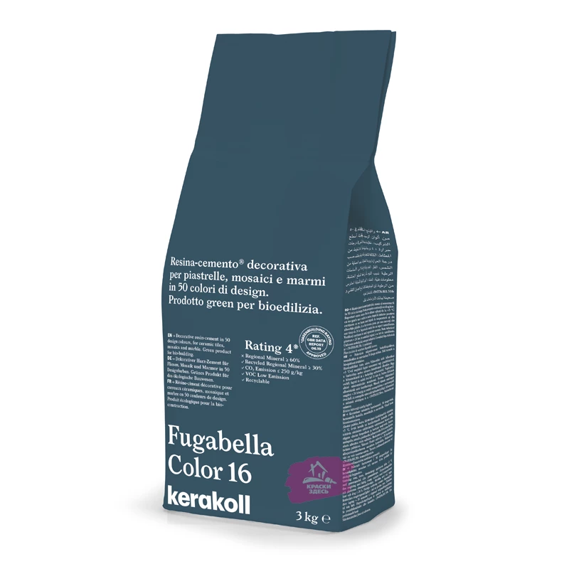 Kerakoll Fugabella Color / Кераколл Фугабелла Колор затирка для керамической плитки, мозаики и мрамора сверхгладкая