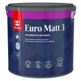 Tikkurila Euro Matt 3 Латексная краска глубоко матовая для стен и потолков