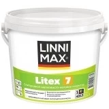 Linnimax Litex 7 Интерьерная водно-дисперсионная краска для стен и фактурных обоев