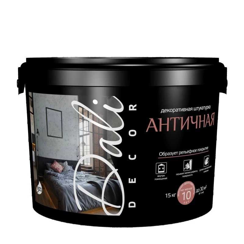 Рогнеда Dali-Decor Античная / Рогнеда Дали-Декор Античная декоративная штукатурка, имитирующая фактуру состаренных стен или природного камня