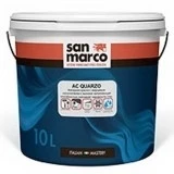 San Marco Acsil Quarzo Краска фасадная особопрочная с кварцевым наполнителем с защитой от плесени для наружных и внутренних работ