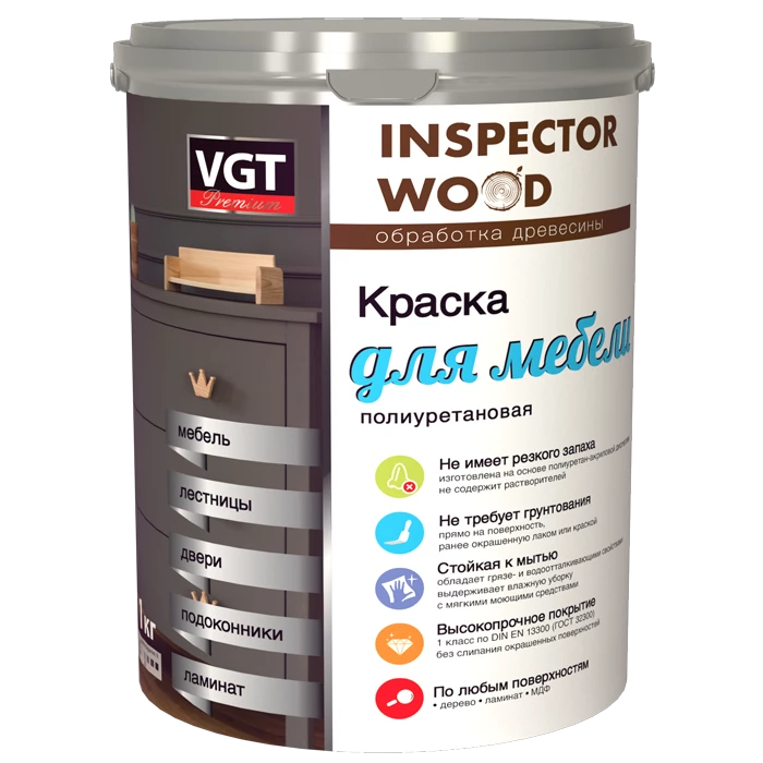 VGT Краска для мебели и ламината полиуретановая