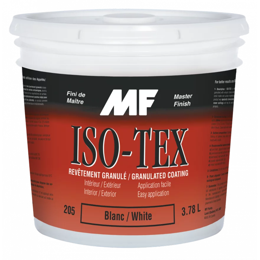 MF Paints ISO-TEX 205 Декоративное текстурное покрытие на основе эмульгированной латексной смолы с добавкой вулканического камня