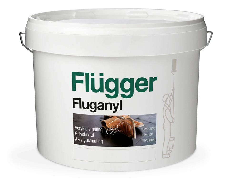 Fluger Fluganyl Acrylic Floor Paint Краска для пола на водной основе, быстросохнущая