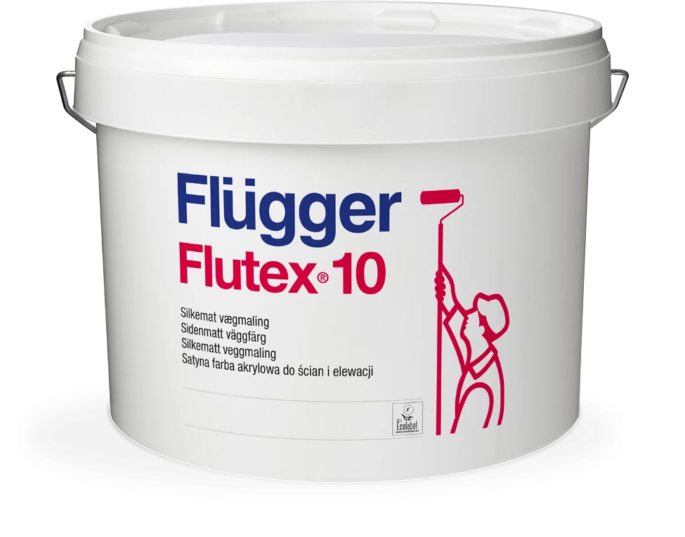Fluger Flutex 10 Краска для стен и потолков с локальной уборкой