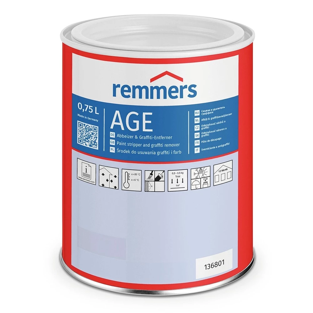 Remmers AGE / Реммерс смывка для удаления лакокрасочных покрытий и граффити с деревянных, металлических и минеральных оснований