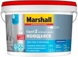 Marshall Export 2 Краска моющаяся латексная, для стен и потолков для внутренних работ