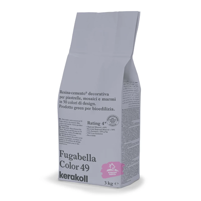 Kerakoll Fugabella Color / Кераколл Фугабелла Колор затирка для керамической плитки, мозаики и мрамора сверхгладкая