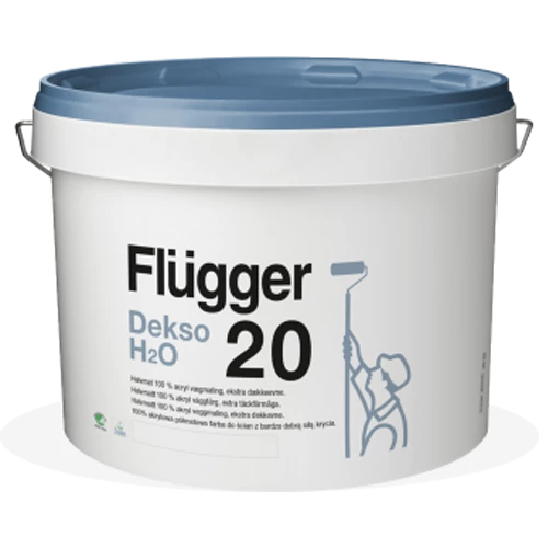 Fluger Dekso H2O 20 Краска для внутренних работ полуматовая с очень высокой прочностью