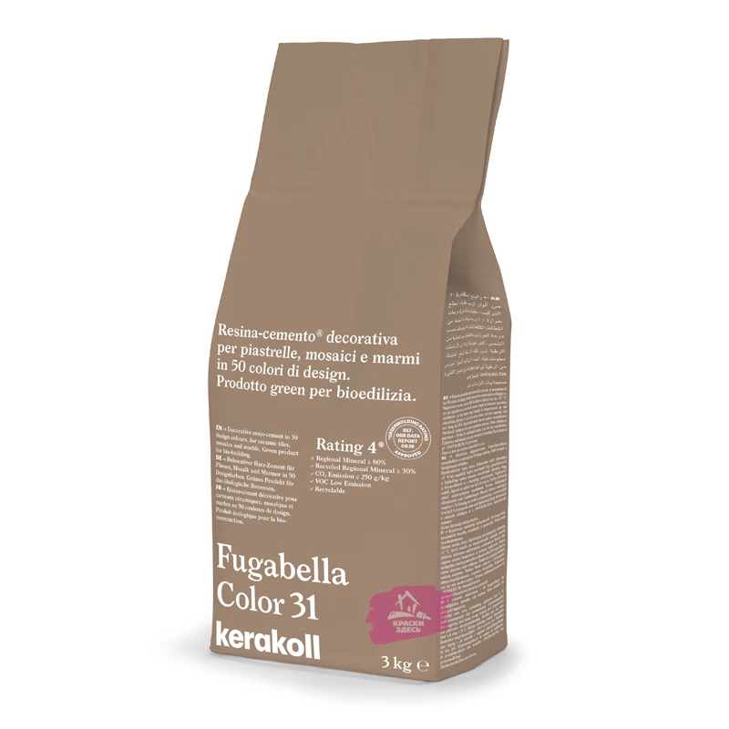 Kerakoll Fugabella Color / Кераколл Фугабелла Колор затирка для керамической плитки, мозаики и мрамора сверхгладкая