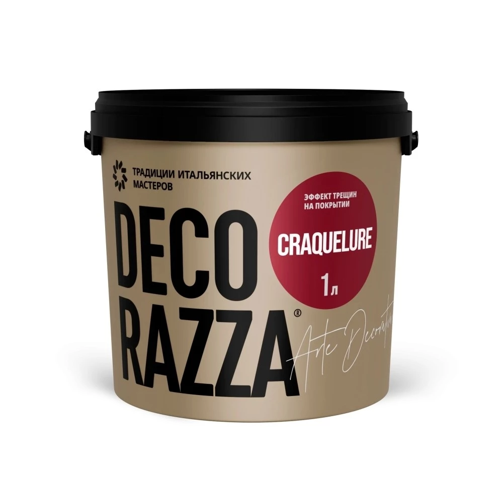 Decorazza Craquelure/Декоразза Кракелюрэ декоротивный лак создающий эффект трещин