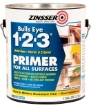 Zinsser Bulls Eye 1-2-3 Primer Грунт универсальный адгезионный пятноустраняющий на акриловой основе
