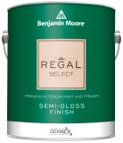 Benjamin Moore Regal Select 551 Waterborne Interior Paint Semi-Glos / Бенжамин Моор Ригал Селект краска интерьерная износостойкая, полуглянцевая