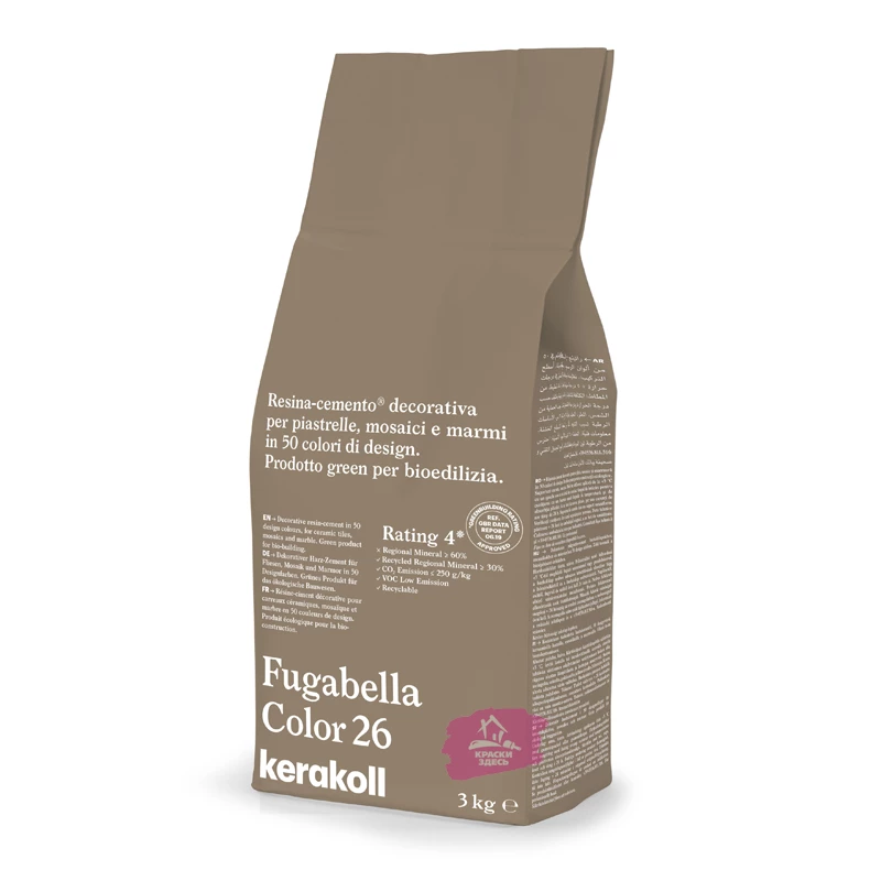Kerakoll Fugabella Color / Кераколл Фугабелла Колор затирка для керамической плитки, мозаики и мрамора сверхгладкая