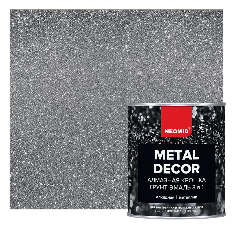 Neomid Грунт-эмаль 3 в 1 по ржавчине с эффектом алмазной крошки