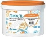 Оптимист Е 305 эмаль полуглянцевая супербелая для наружных и внутренних работ