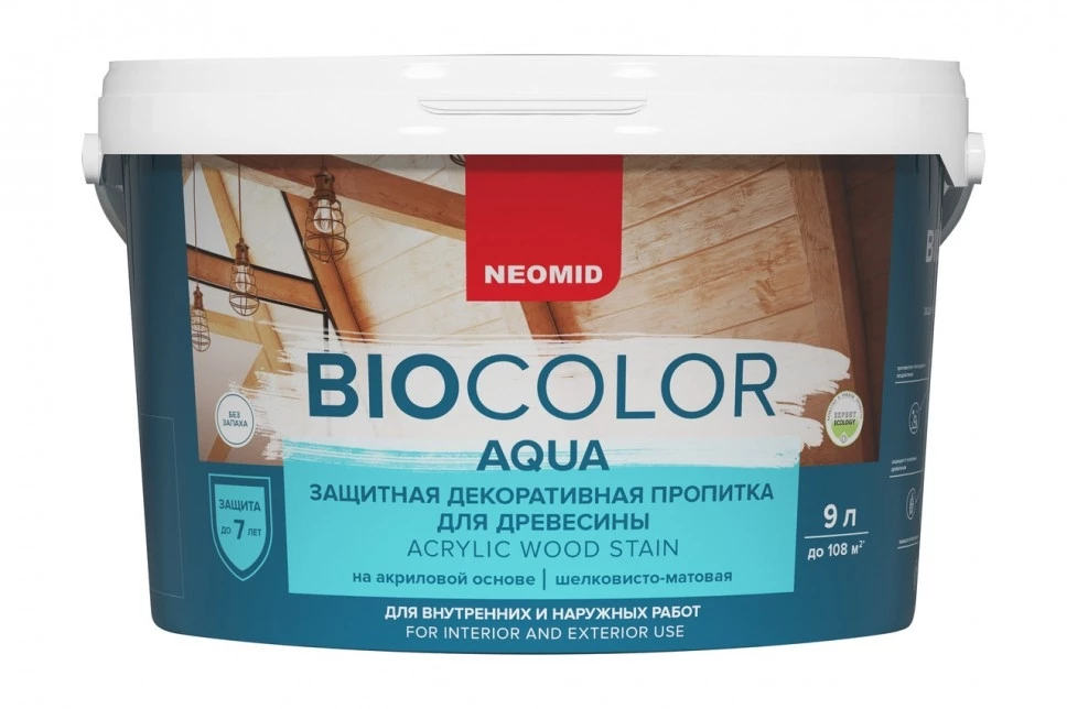 Neomid Bio Color Aqua Пропитка защитная декоративная для дерева