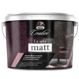 Dufa Creative La Seta Matt Покрытие декоративное с эффектом велюра или драпированной замши для внутренних работ