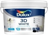 Dulux 3D White Ослепительно белая краска для стен и потолков c частицами мрамора матовая