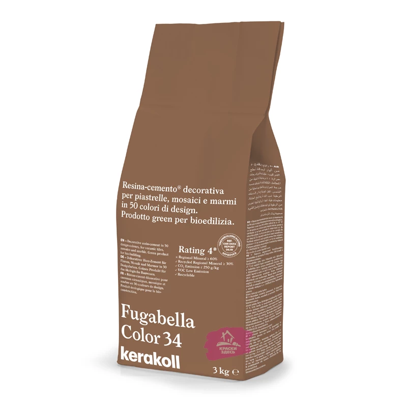 Kerakoll Fugabella Color / Кераколл Фугабелла Колор затирка для керамической плитки, мозаики и мрамора сверхгладкая