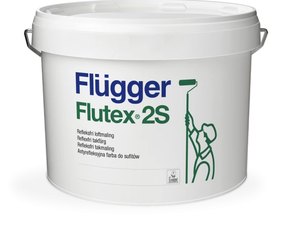 Fluger Flutex 2S Краска для потолка антибликовая, глубокоматовая