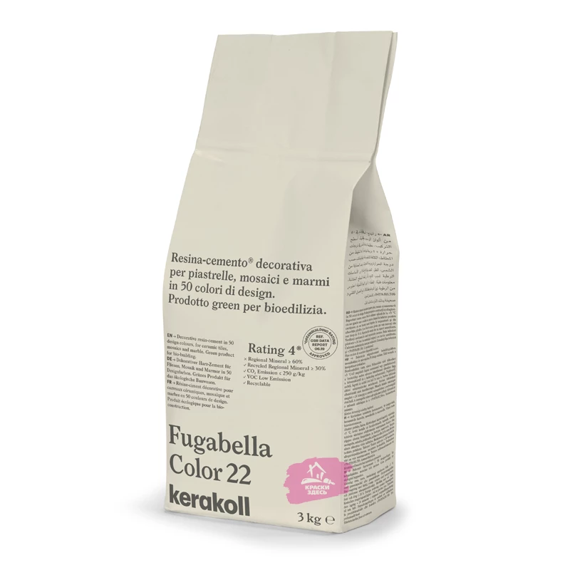 Kerakoll Fugabella Color / Кераколл Фугабелла Колор затирка для керамической плитки, мозаики и мрамора сверхгладкая