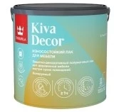 Tikkivala Kiva Decor Лак защитно-декоративный акрилатный для деревянной мебели внутри сухих помещений