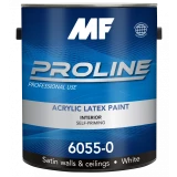 MF Paints Proline Blue 6055 Satin Finish Краска акриловая премиум качества для внутренних работ