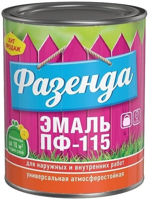 Текс Фазенда ПФ-115 эмаль алкидная универсальная