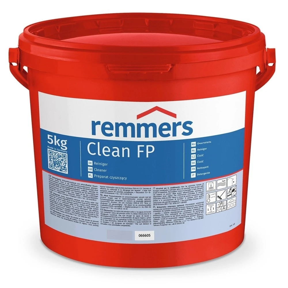 Remmers Clean FP Очиститель гелеобразный комплексный двухуровневый для бережной очистки от стойких загрязнений