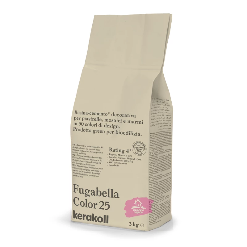 Kerakoll Fugabella Color / Кераколл Фугабелла Колор затирка для керамической плитки, мозаики и мрамора сверхгладкая