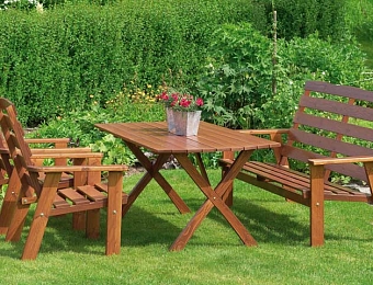 Обновление садовой мебели маслом Wood&Terrace oil